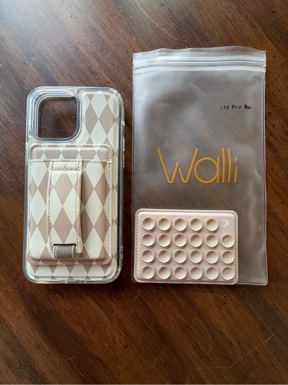 Wali Argyle iPhone Case with PopGrip Accessory - Fits i14 Pro Max